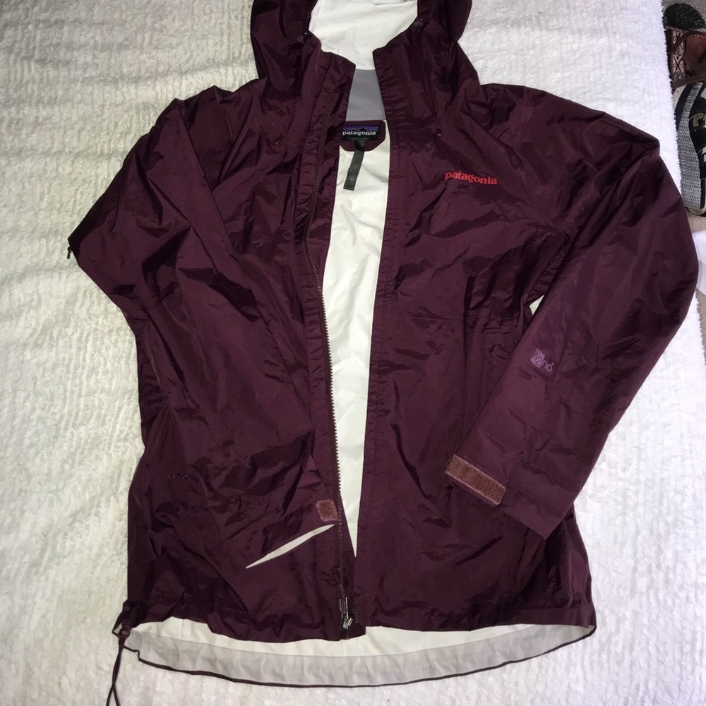 Plum Patagonia Rain Jacket